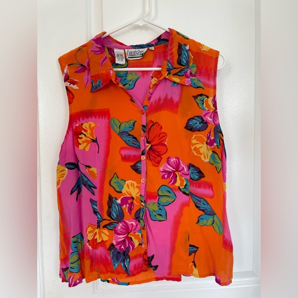 VINTAGE Silk Blouse - Picture 1 of 3